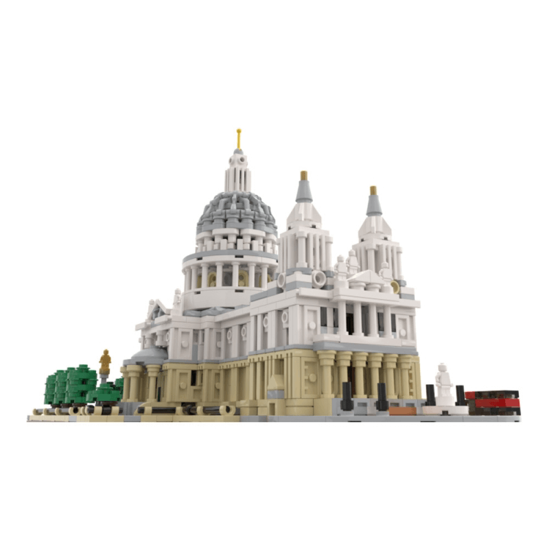 Saint Paul's Cathedral 1:800 2148pcs - Building Blocks set - Turbo Moc