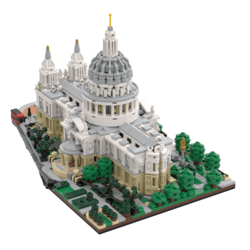 Saint Paul's Cathedral 1:800 2148pcs - Building Blocks set - Turbo Moc