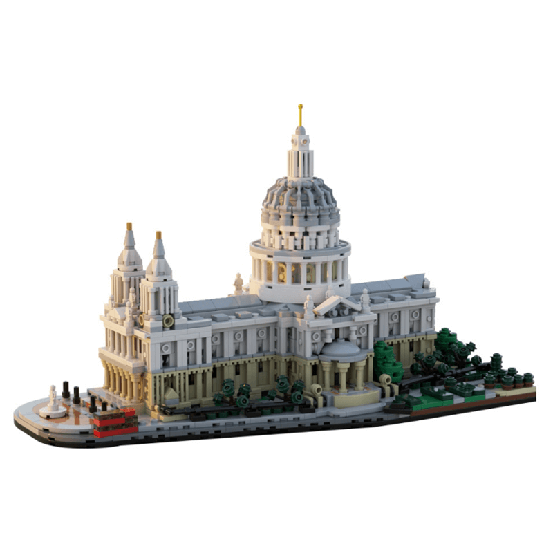 Saint Paul's Cathedral 1:800 2148pcs - Building Blocks set - Turbo Moc