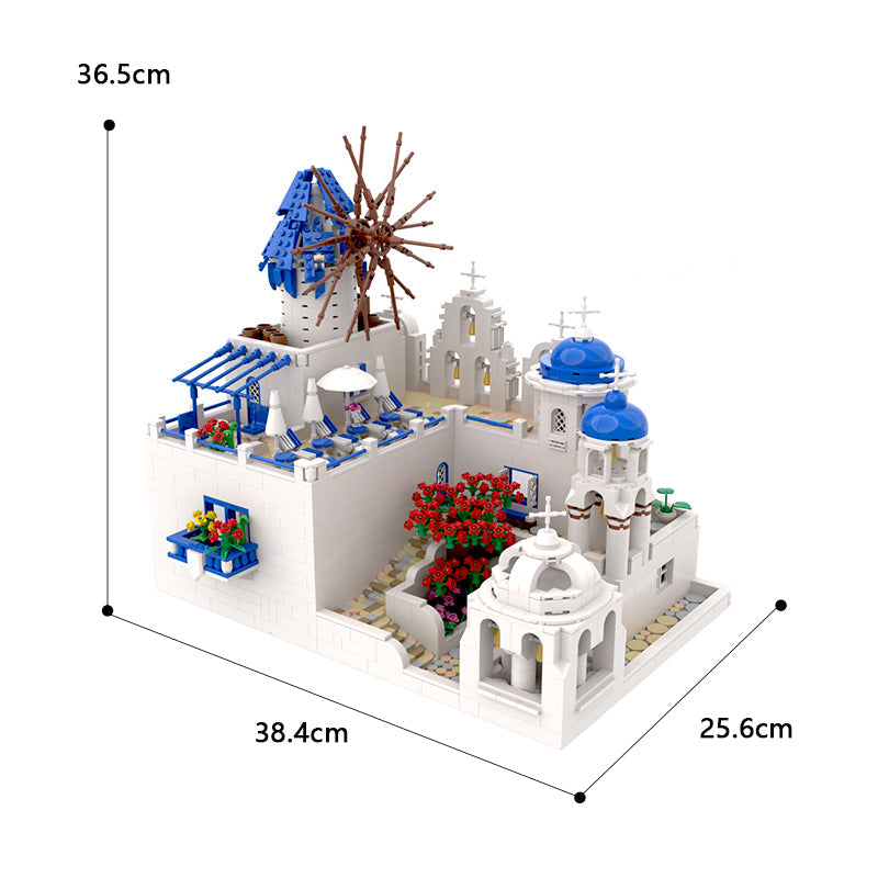 Santorini Levels 2503pcs - Building Blocks set - Turbo Moc