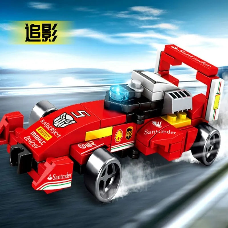 Mechanical Transformation Robot Racing Car Bricks Toy - Building Blocks set compatible Lego - Turbo Moc