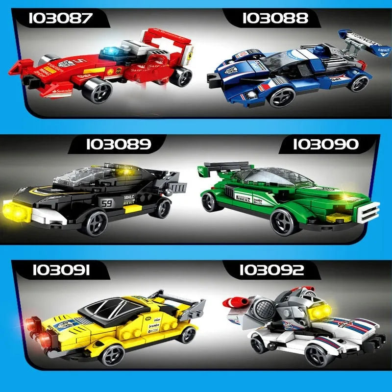 Mechanical Transformation Robot Racing Car Bricks Toy - Building Blocks set compatible Lego - Turbo Moc