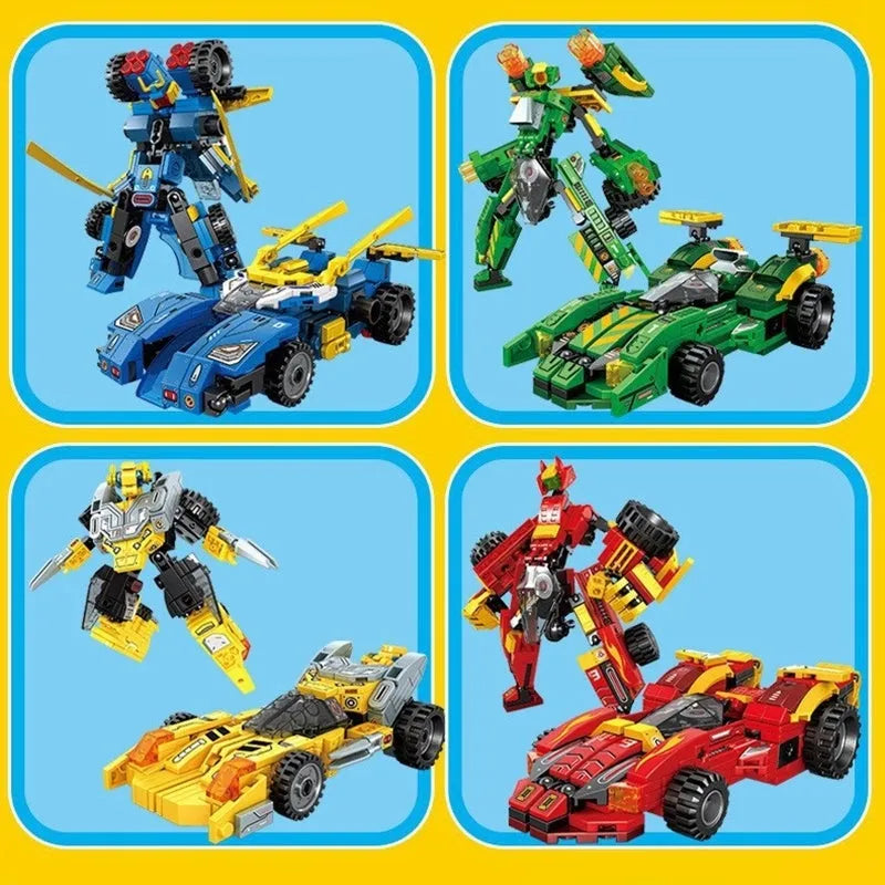 Mechanical Transformation Truck Car Robot Bricks Toy - Building Blocks set compatible Lego - Turbo Moc