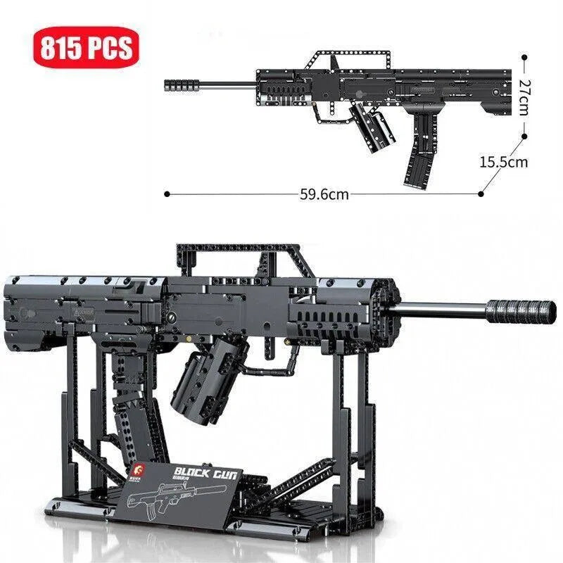 Heavy Duty Sniper Rifle - Building Blocks set compatible Lego - Turbo Moc