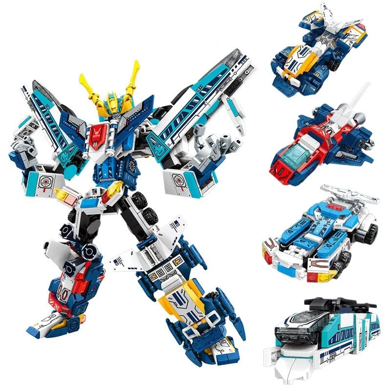 Mecha Warrior Transformed Steel Robot Bricks Toy - Building Blocks set compatible Lego - Turbo Moc