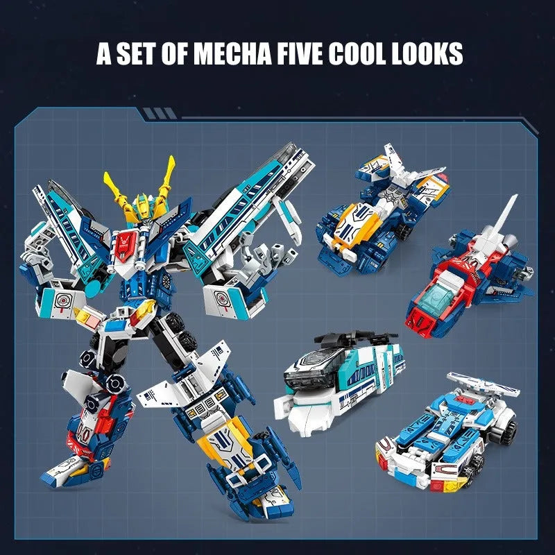 Mecha Warrior Transformed Steel Robot Bricks Toy - Building Blocks set compatible Lego - Turbo Moc