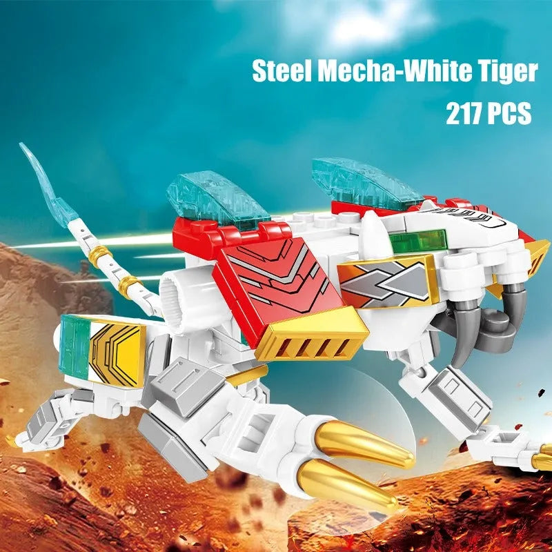 Transforming Mecha Of Steel Robot Bricks Toy - Building Blocks set compatible Lego - Turbo Moc