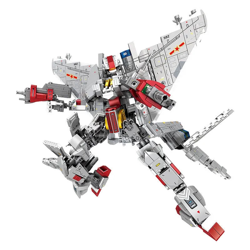 Transformers Robot Fighter Jet Bricks Toys - Building Blocks set compatible Lego - Turbo Moc