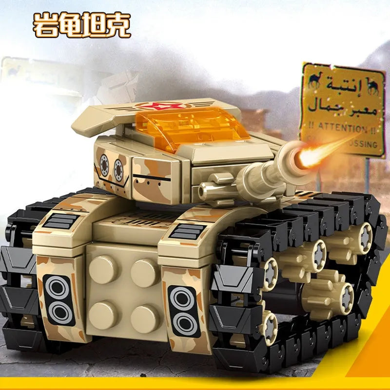 Transformers Mechanical Robot Tank Fighter Bricks Toy - Building Blocks set compatible Lego - Turbo Moc