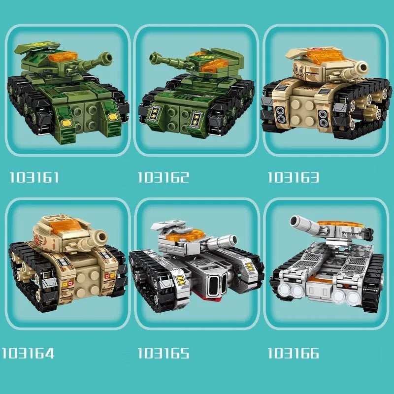 Transformers Mechanical Robot Tank Fighter Bricks Toy - Building Blocks set compatible Lego - Turbo Moc