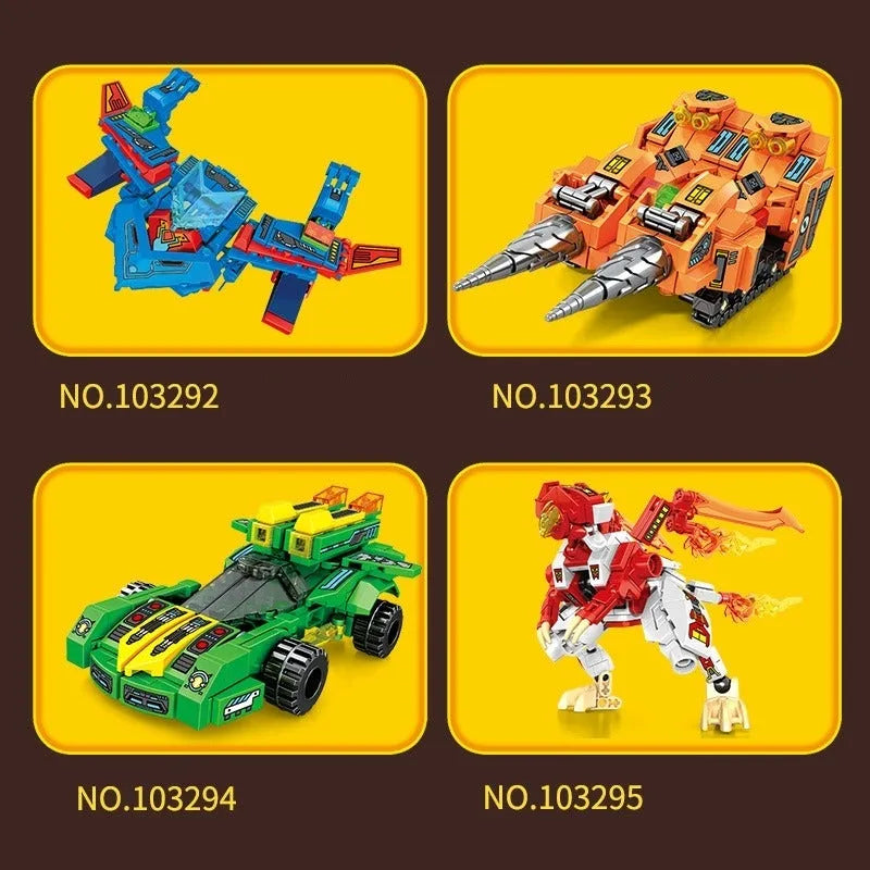 Transforming Flaming War Mecha Robot Bricks Toys - Building Blocks set compatible Lego - Turbo Moc