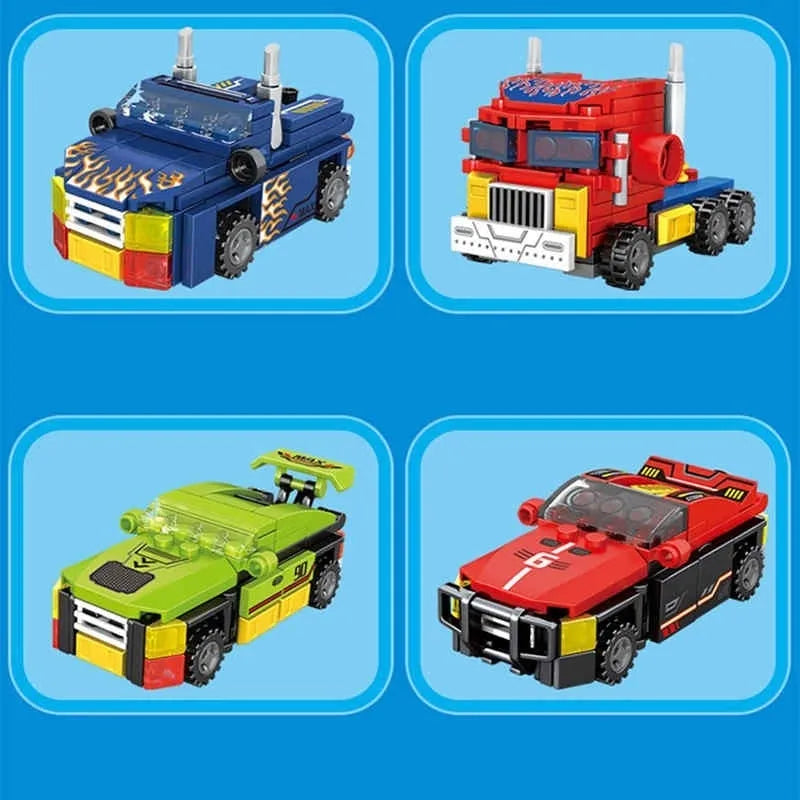 Transforming Super Commander Car Robot Bricks Kids Toys - Building Blocks set compatible Lego - Turbo Moc