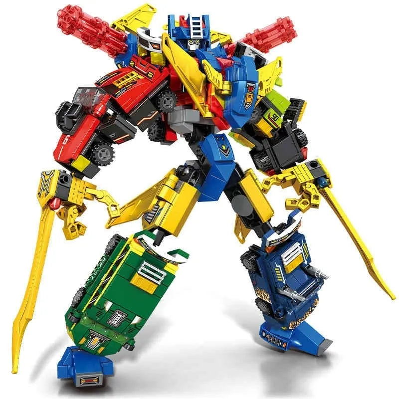 Transforming Super Commander Car Robot Bricks Kids Toys - Building Blocks set compatible Lego - Turbo Moc