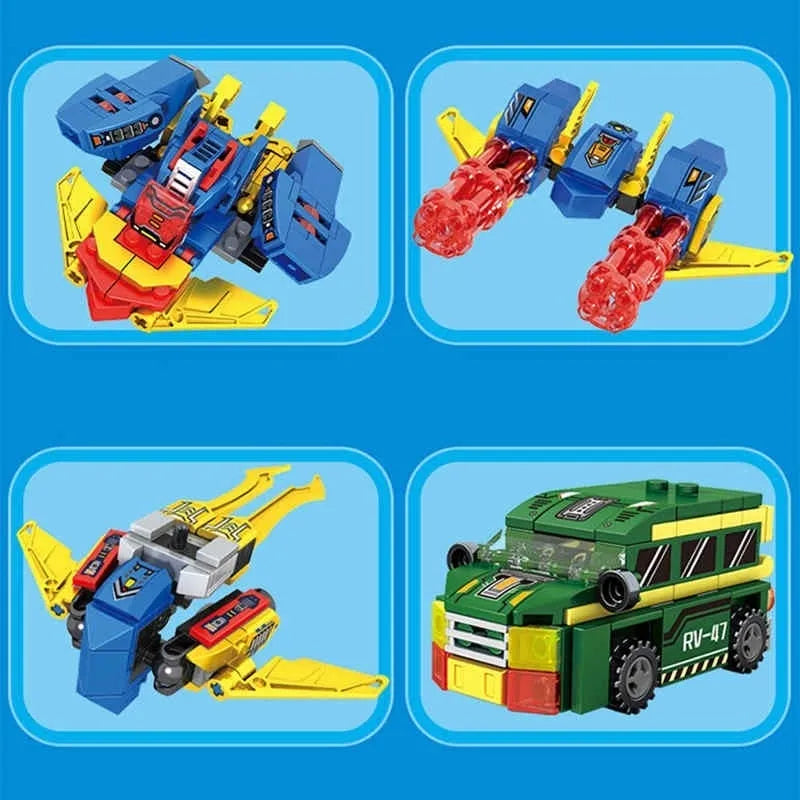 Transforming Super Commander Car Robot Bricks Kids Toys - Building Blocks set compatible Lego - Turbo Moc