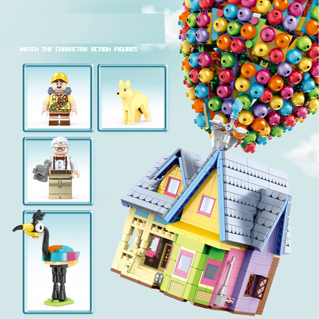 Flying Balloons House 2008pcs - Lego compatible building blocks - Turbo Moc