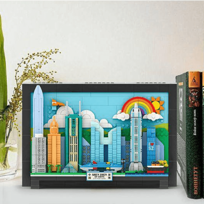 Shenzhen Skyline 644pcs - Building Blocks set - Turbo Moc