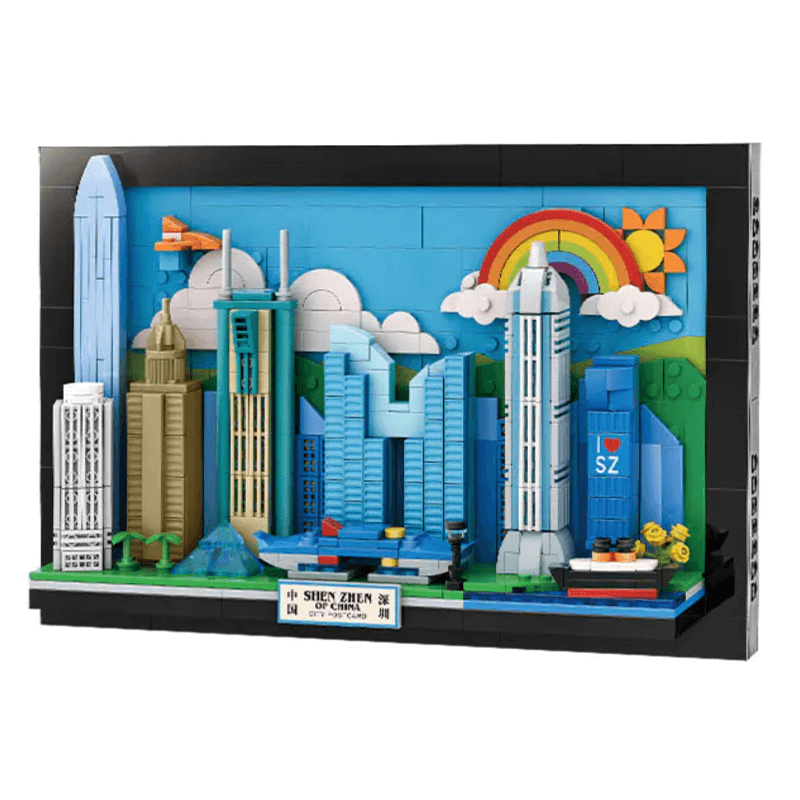 Shenzhen Skyline 644pcs - Building Blocks set - Turbo Moc