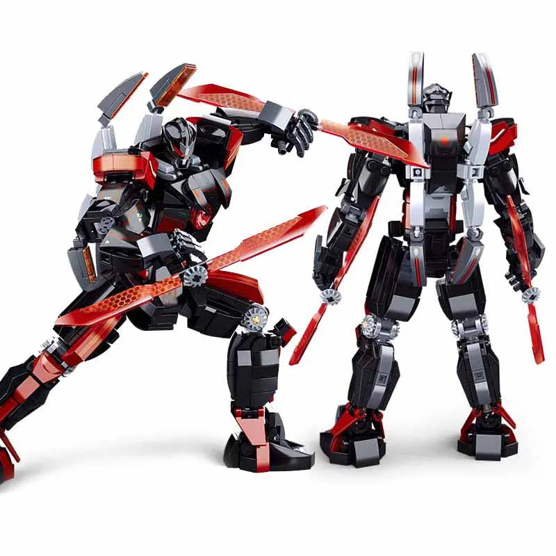 Dark Wanderer Transformed Mech Robot Warrior Bricks Toy - Building Blocks set compatible Lego - Turbo Moc