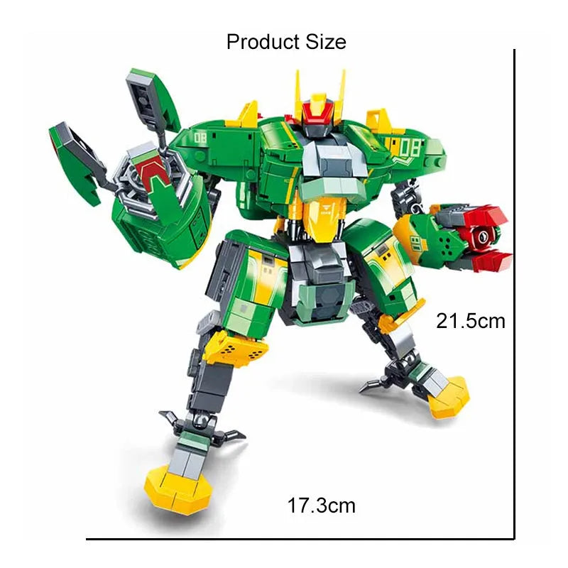 Bad Luck Beam Mecha Robot Warrior Bricks Toys - Building Blocks set compatible Lego - Turbo Moc