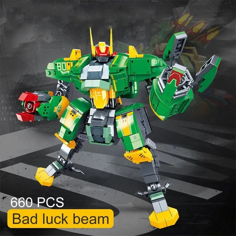 Bad Luck Beam Mecha Robot Warrior Bricks Toys - Building Blocks set compatible Lego - Turbo Moc