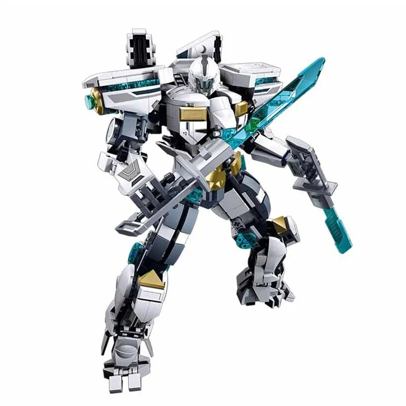 Super Transforming Mecha Robot Warrior Bricks Toy - Building Blocks set compatible Lego - Turbo Moc