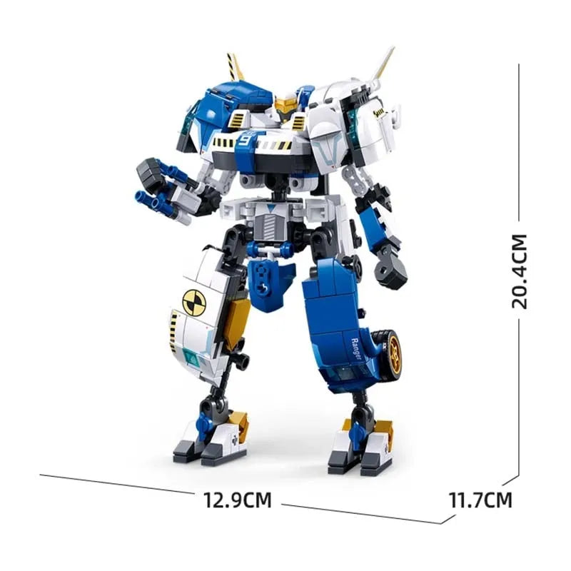 Transformer Safety Pioneer Mecha Warrior Bricks Toy - Building Blocks set compatible Lego - Turbo Moc