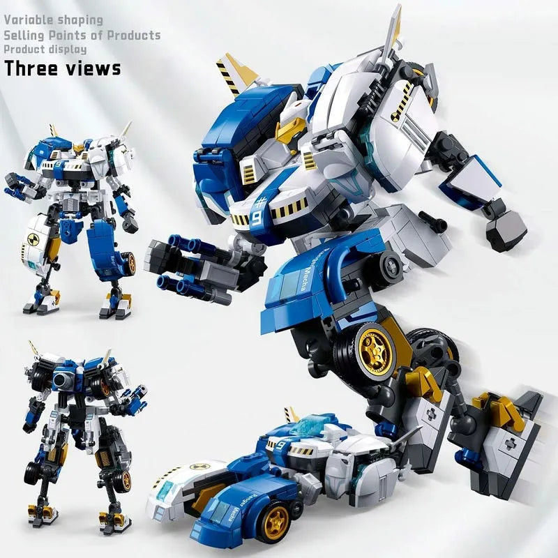 Transformer Safety Pioneer Mecha Warrior Bricks Toy - Building Blocks set compatible Lego - Turbo Moc