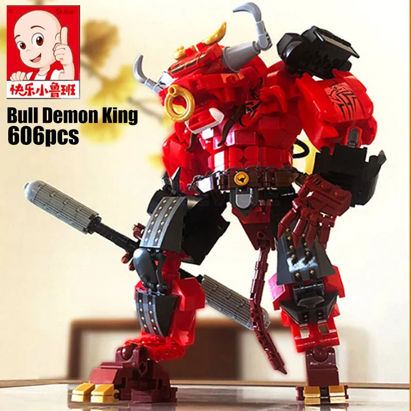 Transformers Bull Demon Mecha Warrior Bricks Toy - Building Blocks set compatible Lego - Turbo Moc