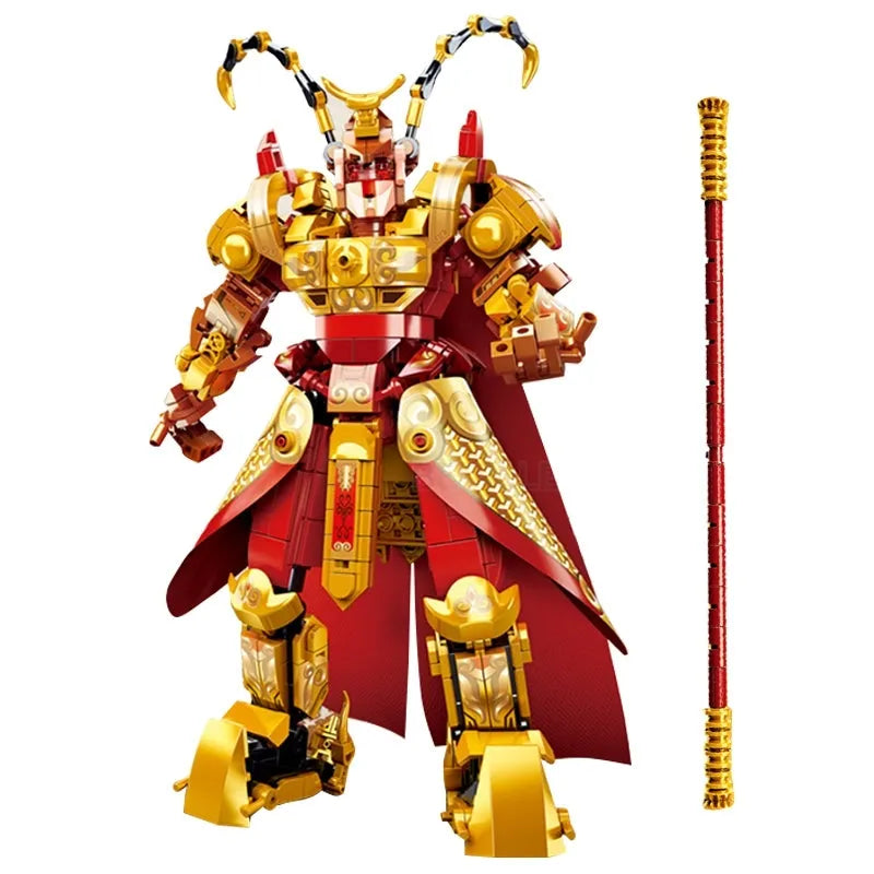 Transformers Monkey King Warrior Mecha Bricks Toys - Building Blocks set compatible Lego - Turbo Moc