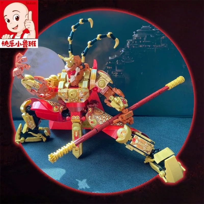 Transformers Monkey King Warrior Mecha Bricks Toys - Building Blocks set compatible Lego - Turbo Moc