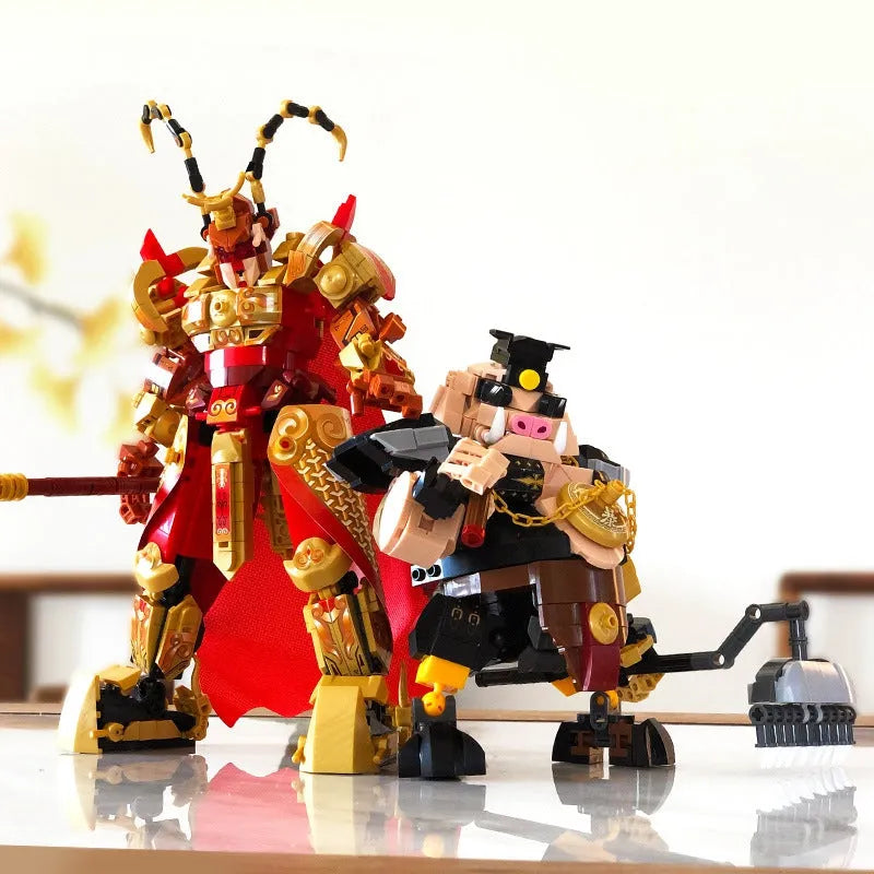 Transformers Monkey King Warrior Mecha Bricks Toys - Building Blocks set compatible Lego - Turbo Moc