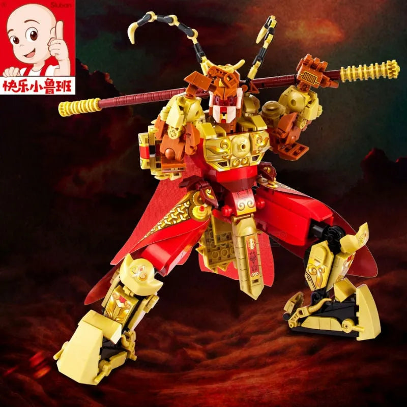 Transformers Monkey King Warrior Mecha Bricks Toys - Building Blocks set compatible Lego - Turbo Moc