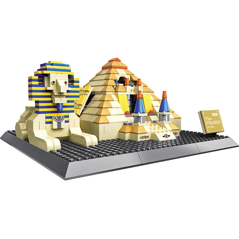 Sphynx and Pyramid 624pcs - Building Blocks set - Turbo Moc