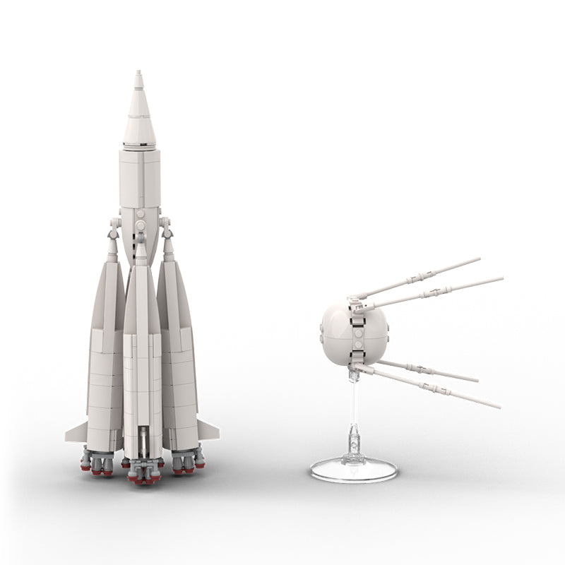 Sputnik 1 & R-7 rocket 8K71PS M1-1PS 541pcs - Building Blocks set - Turbo Moc