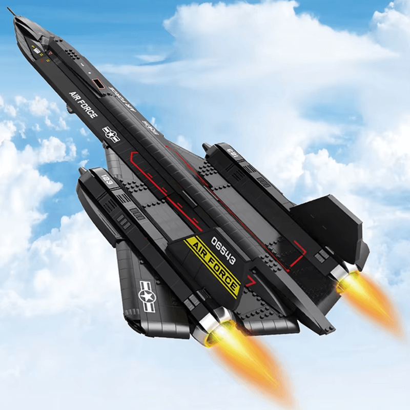 SR-71 Blackbird 1774pcs - Building Blocks set - Turbo Moc