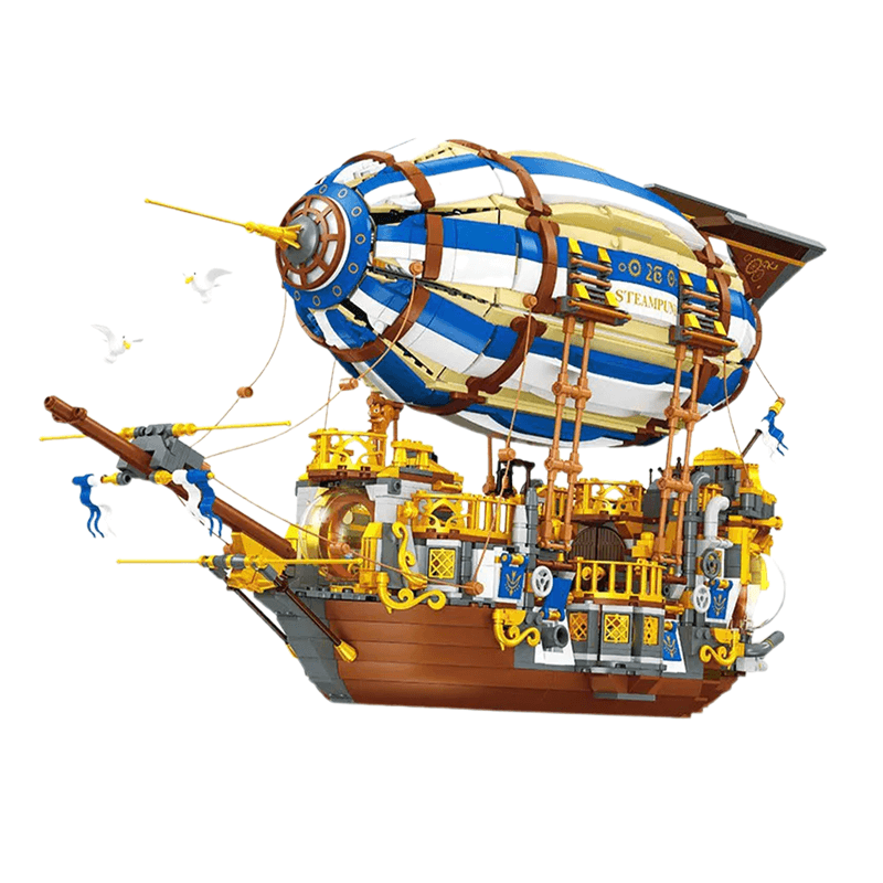 SteamPunk Airship 3271pcs - Building Blocks set - Turbo Moc