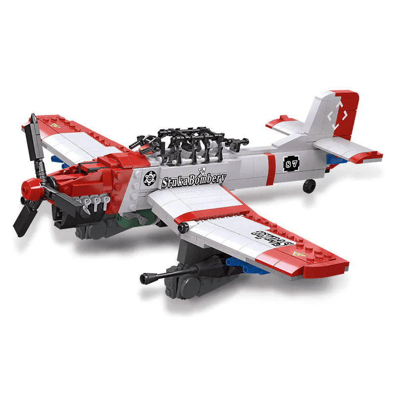 Stuke Bomber 647pcs - Building Blocks set - Turbo Moc