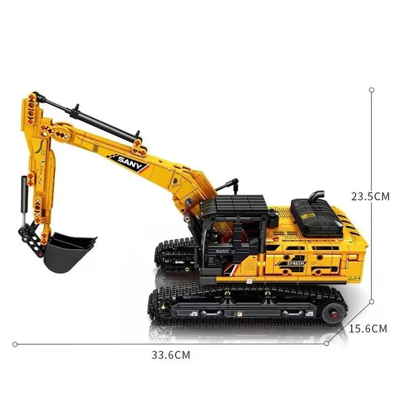 SY485H Excavator 712017 s set, compatible with Lego