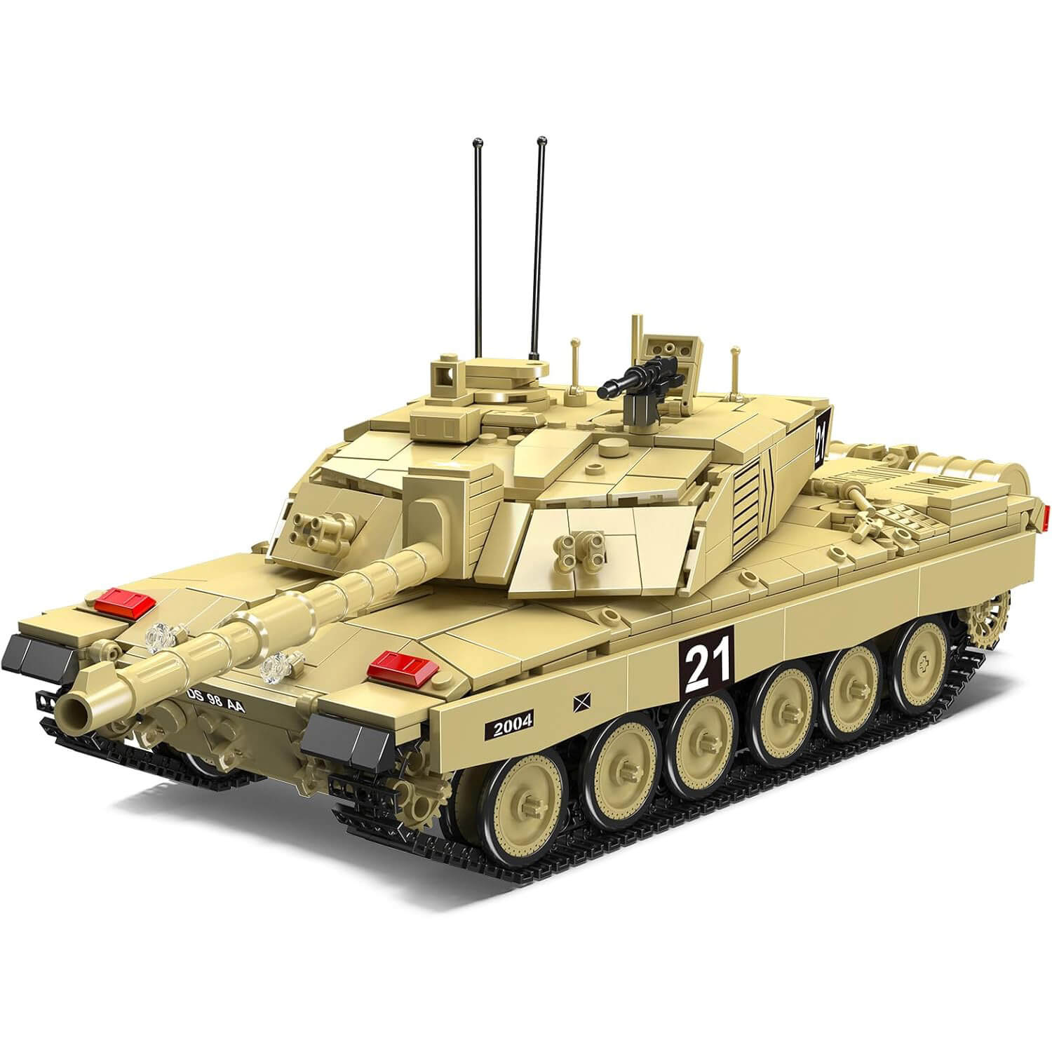 Challenger 2 Battle Tank RC - Premium Building Blocks | Turbo Moc