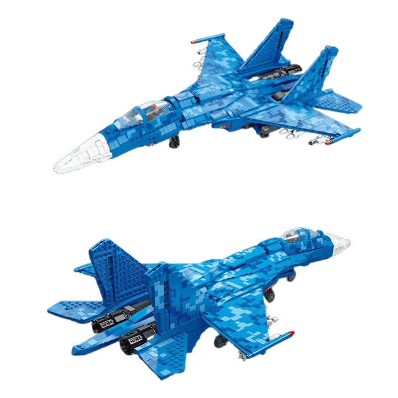 The 63cm SU-35 Fighter 1529pcs - Building Blocks set - Turbo Moc