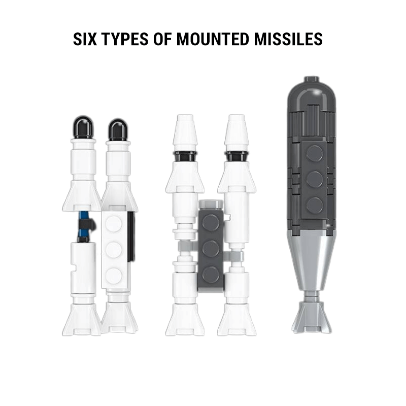 The 63cm SU-35 Fighter 1529pcs - Building Blocks set - Turbo Moc