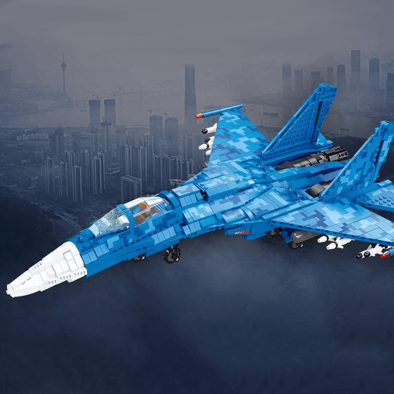 The 63cm SU-35 Fighter 1529pcs - Building Blocks set - Turbo Moc