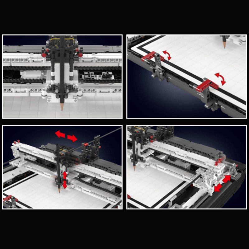 The App Controlled Plotter 3087pcs - Building Blocks set - Turbo Moc