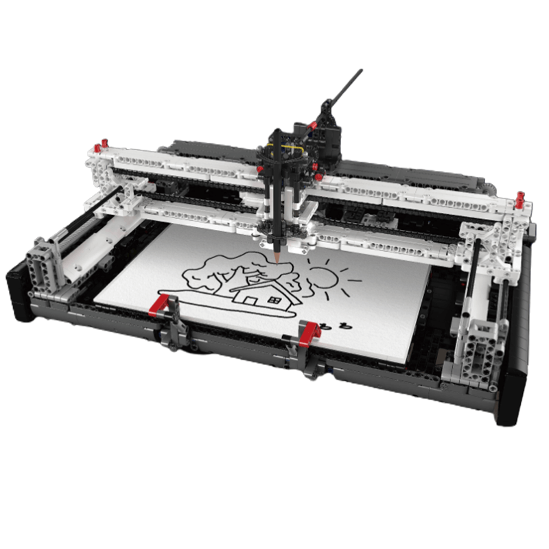 The App Controlled Plotter 3087pcs - Building Blocks set - Turbo Moc