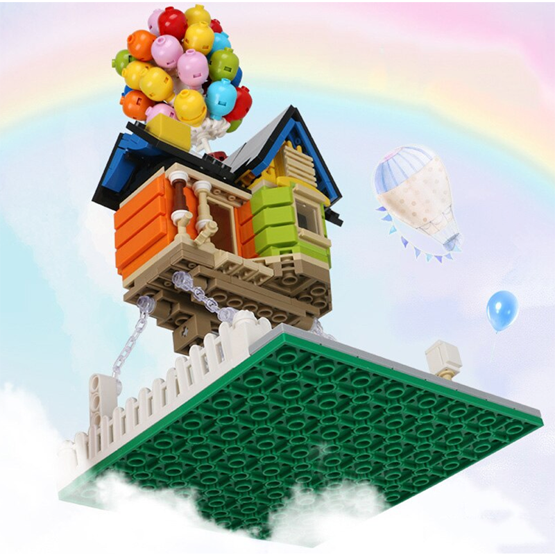 The "Balloon House" 554pcs - Building Blocks set - Turbo Moc