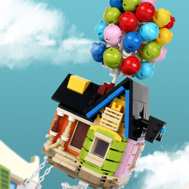 The "Balloon House" 554pcs - Building Blocks set - Turbo Moc