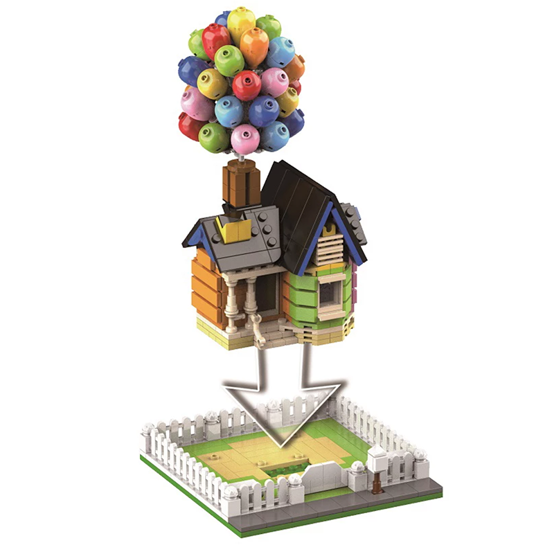 The "Balloon House" 554pcs - Building Blocks set - Turbo Moc