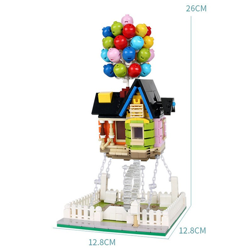 The "Balloon House" 554pcs - Building Blocks set - Turbo Moc