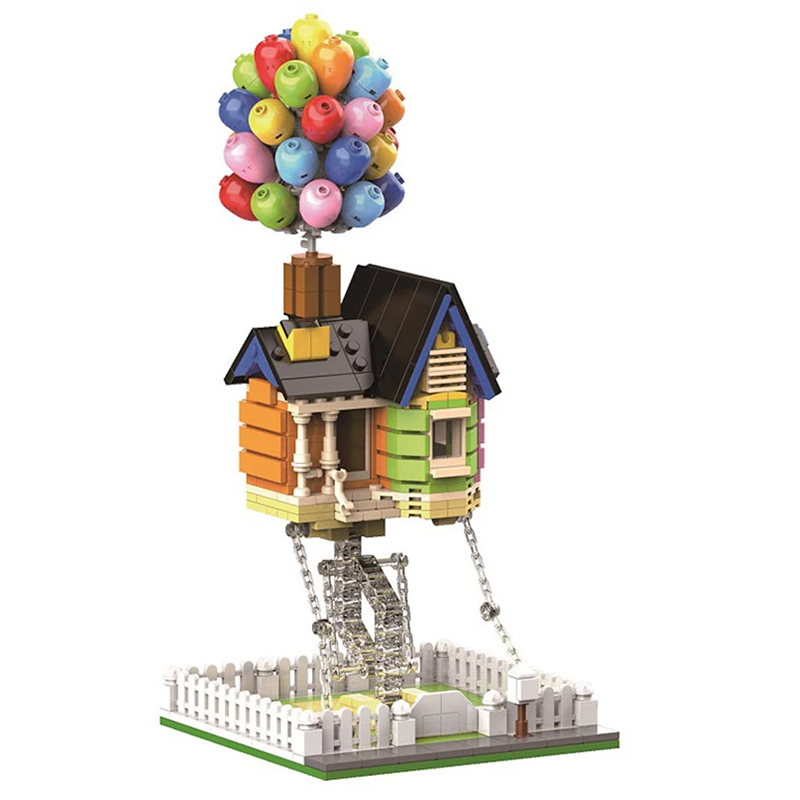 The "Balloon House" 554pcs - Building Blocks set - Turbo Moc