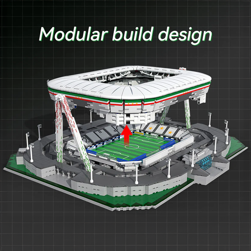 The Official Juventus Allianz Stadium 3637pcs - Building Blocks set - Turbo Moc